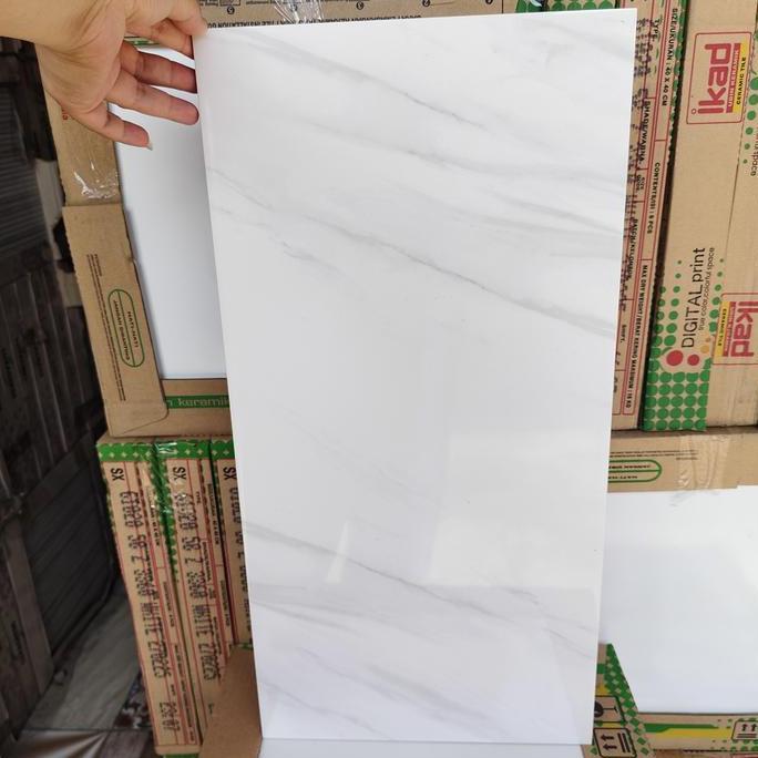 KERAMIK DINDING 30x60 MARBLE MULIA / CARARA MULIA MOTIF 3
