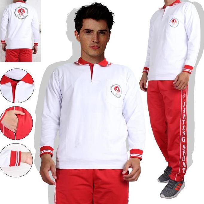 New Arrival, Seragam Olahraga Senam Jantung Sehat - Setelan Baju Senam Jantung Sehat