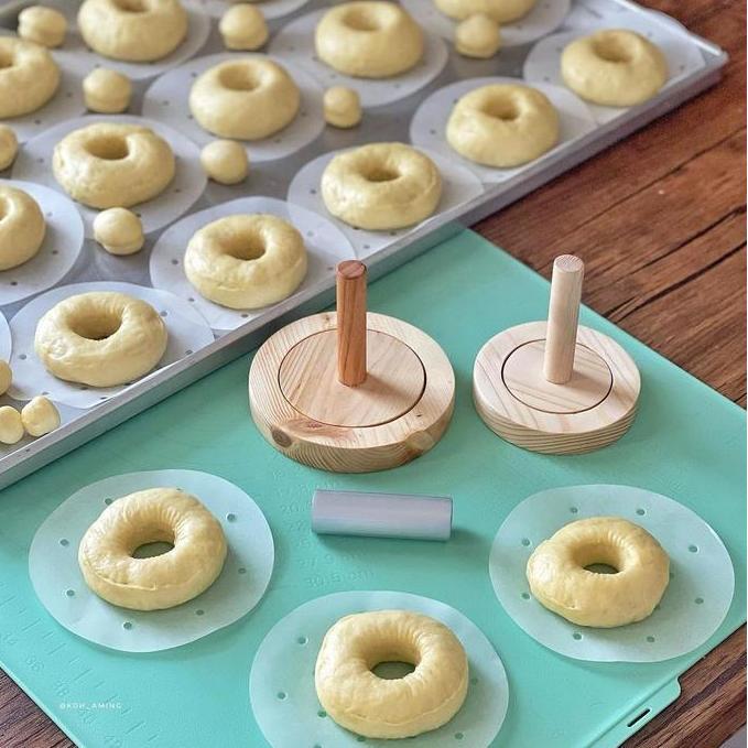 alat pencetak donat // kayu cetakan donat