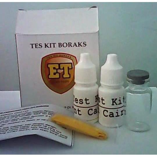 Alat Uji Cepat atau Test Kit Borak (Borax)