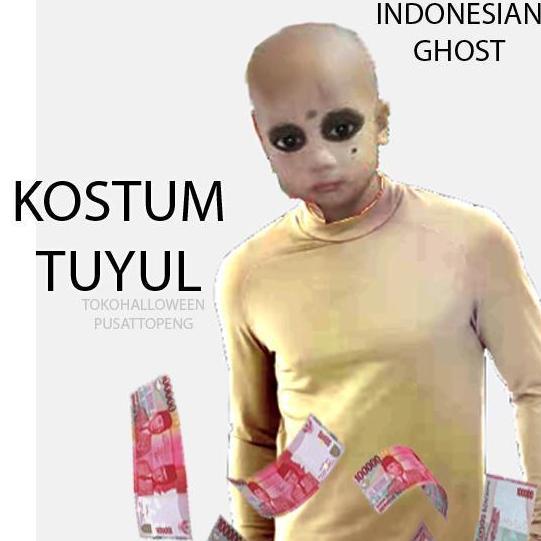 ASLI KOSTUM HANTU INDONESIA TUYUL BAJU WARNA KULIT READY STOCK