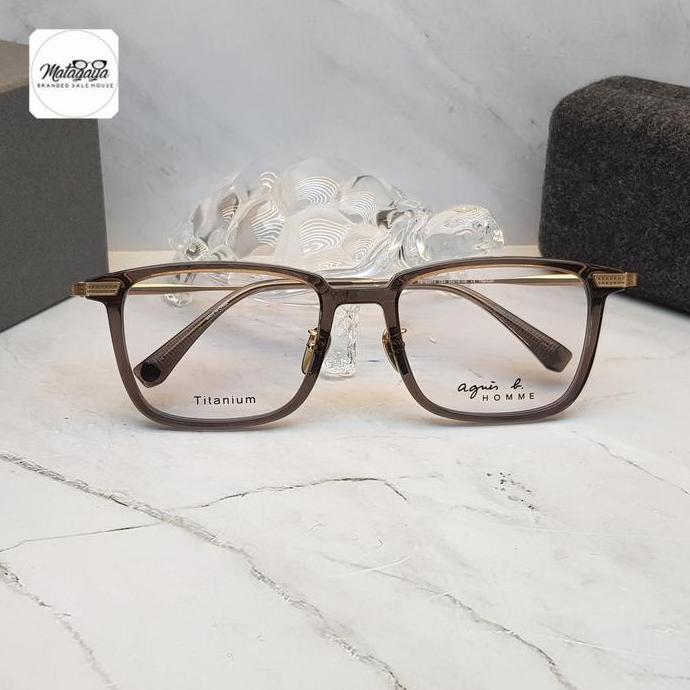 Kacamata Pria Orinal Agnes b Homme ABH65014 C04 TITANIUM LUXURY EYEWEAR