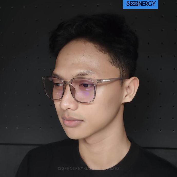 SEENERGY Kacamata Gaming | Grey Transparent
