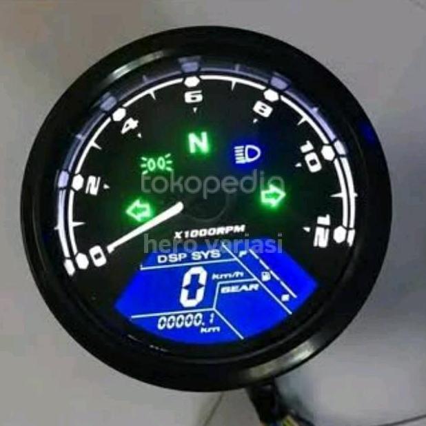 speedometer babon digital custom semua motor WHY