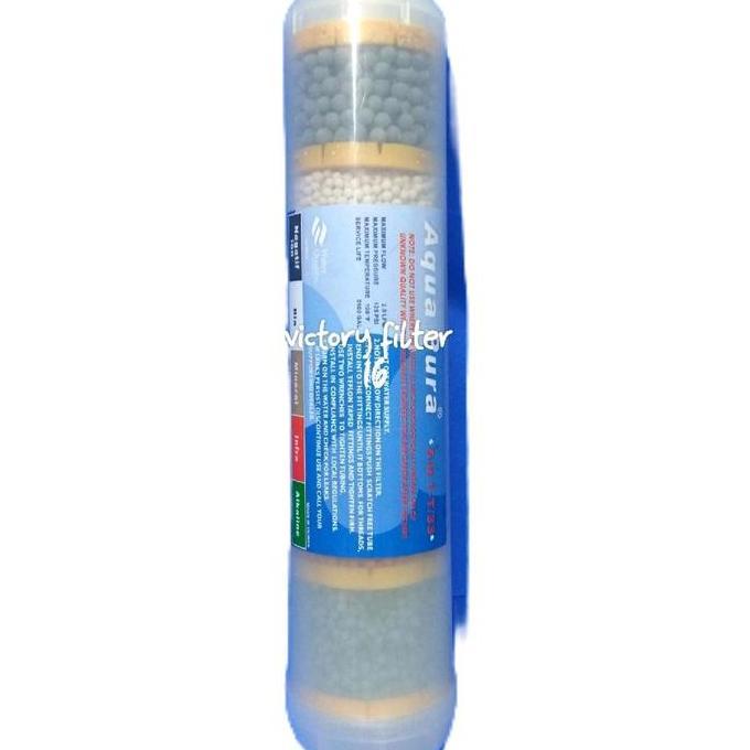 Filter Kapsul Bio Mineral Alkaline 2'' untuk Air Alkalin Bio Mineral Meningkatkan PH Ion Mineral Bio