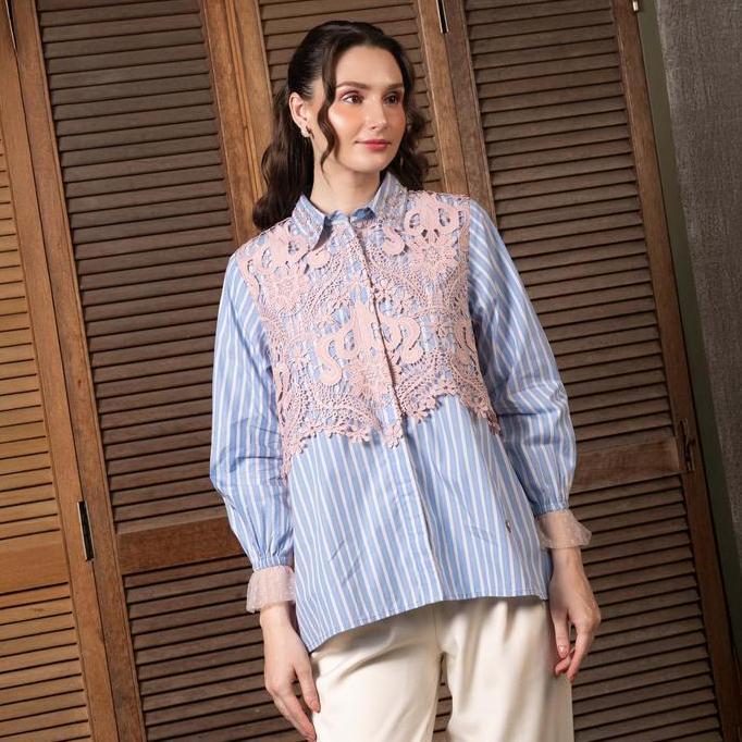 VAIA Atelier - Atasan Kemeja Wanita Moella