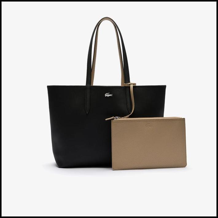 Lacoste Women's Anna Reversible Tote Bag With Pouch Laptop 15 inch best seller