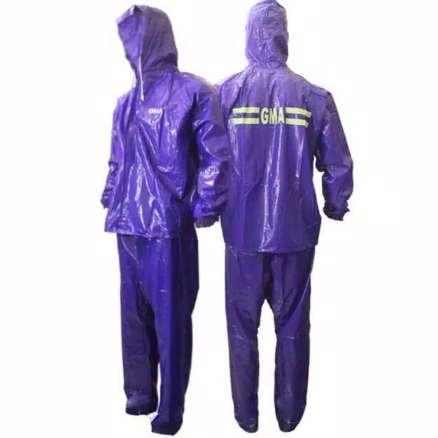 Jas Hujan GMA Pvc karet rubber / jas hujan legendaris / Jas hujan dewasa Terlaris Jas Hujan Karet
