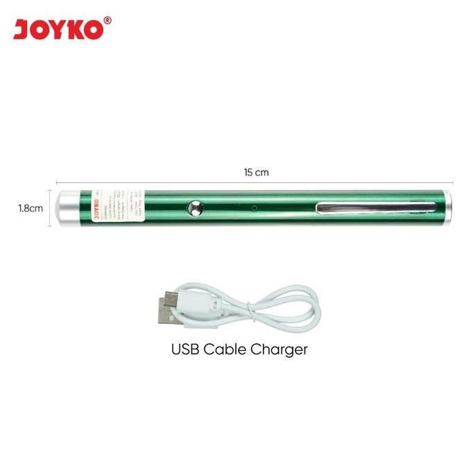 Joyko LPR-106 Green Laser Pointer Recharge /Penunjuk Senter Presentasi [terbaik]