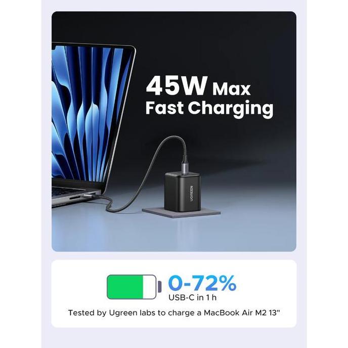 Promo UGREEN Charger Xiaomi Redmi PD Type C to Type C Fast Charging 33w 45w Diskon