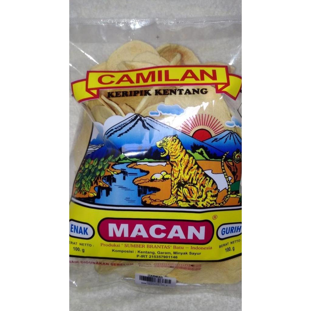 Bestone- Keripik Kentang Cap Macan / Kripik Kentang Khas Batu Malang