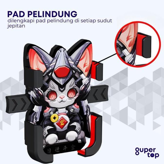 Promo Holder Hp Motor Spion Stang Motif Karakter Lucu Keren Holder Hp Karakter Bebek Beruang Kucing 