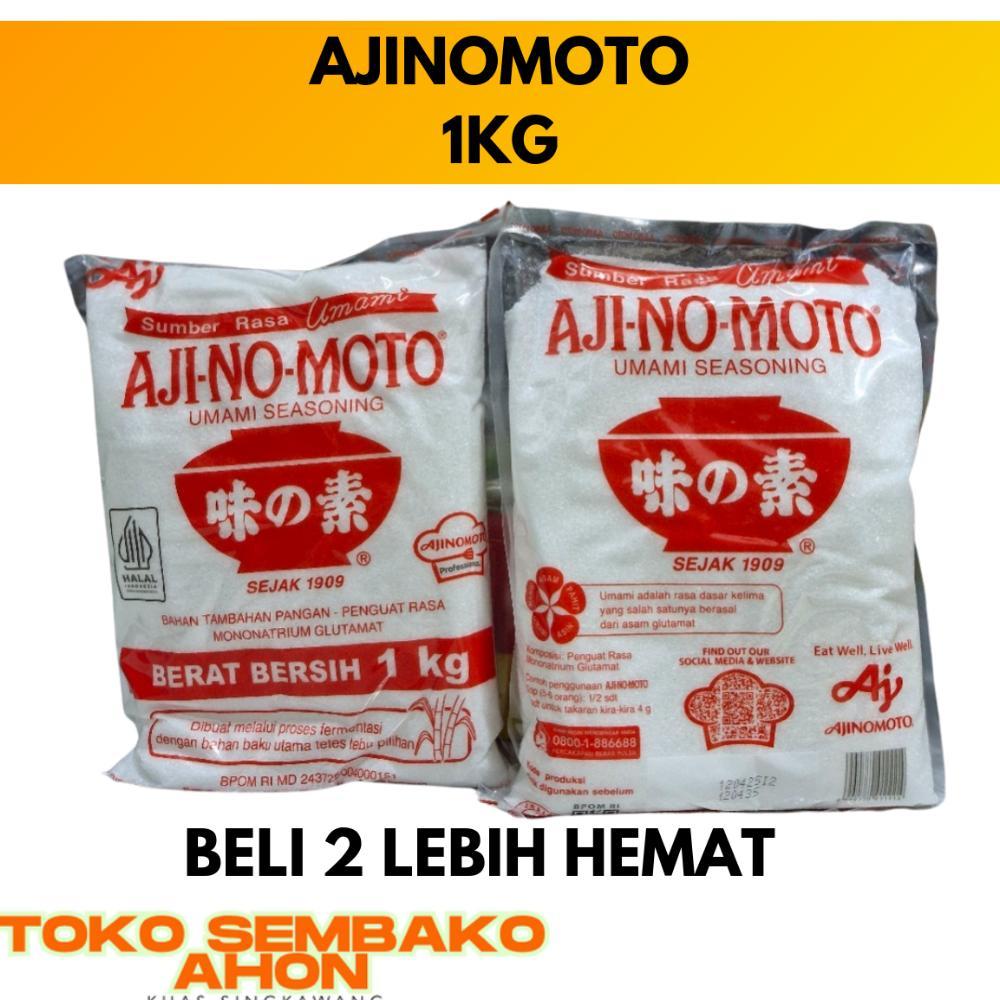 AJINOMOTO PENYEDAP RASA 1 KG / MICIN 1KG / Penyedap Ajinomoto 1Kg / Micin Masakan / Ajinomoto Besar 