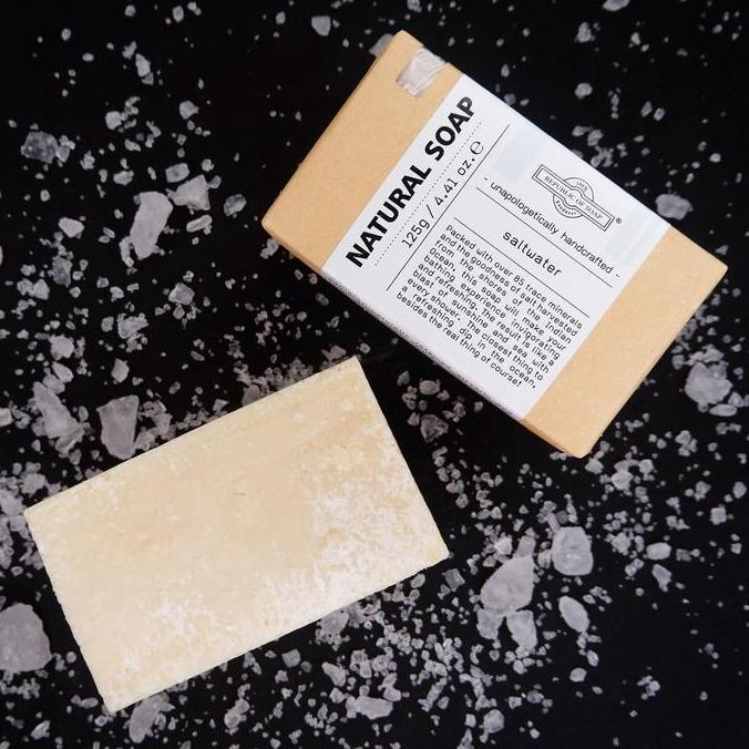 Natural Soap Bar - Saltwater 125gr - Republic Of Soap