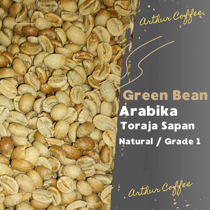 Green bean / biji kopi arabika Toraja Sapan - Natural TERMURAH
