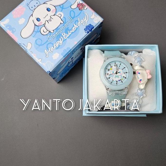 KADO - Jam tangan anak perempuan free gelang LUIS