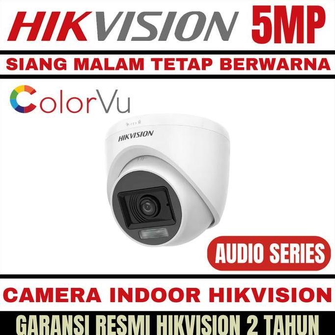 CAMERA CCTV HIKVISION 5MP INDOOR COLORVU KAMERA COLORFULL CCTV