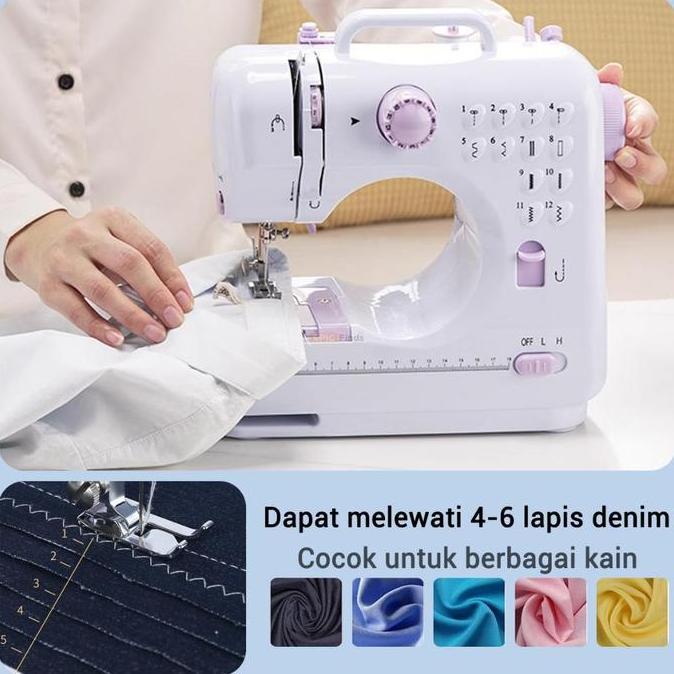 Baracsinglethones - Okyo Mesin jahit rumah tangga 75A mesin jahit mini obras portabel mesin jahit li