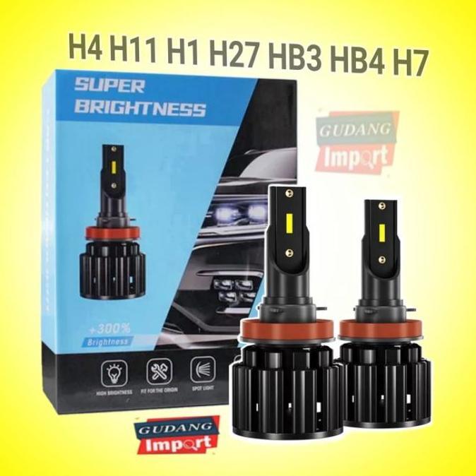 BASKRA_SHOP37 - LAMPU LED S8 55 WATT H4 H11 H7 H1 H27 HB3 HB4 H8 H9 88 95 96