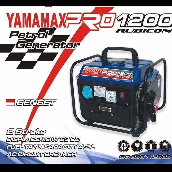 best produk] Genset Mini Yamamax PRO 1200 + stand RUBICON (Genset 800 watt)