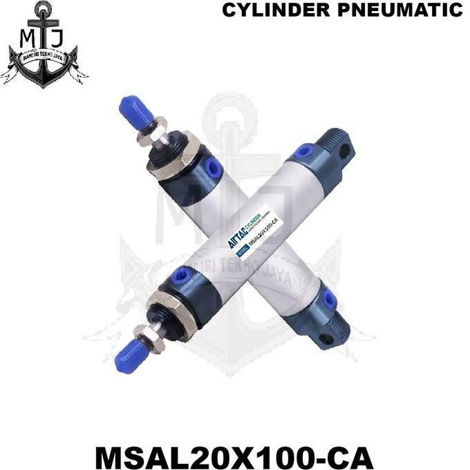 CYLINDER PNEUMATIC SINGLE ACTING MSAL 20X100