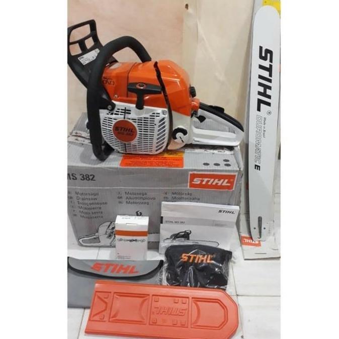hanya disini] Mesin Chainsaw STIHL MS 382 / Stihl MS382 komplit bar 25 inch rantai