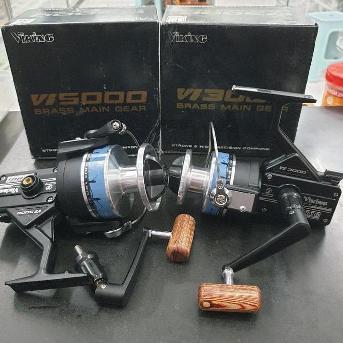 Super Promo, Reel Viking Brass Vi 7000 3000 5000 9000 Silver Series Original Rel Pancing Laut Full M