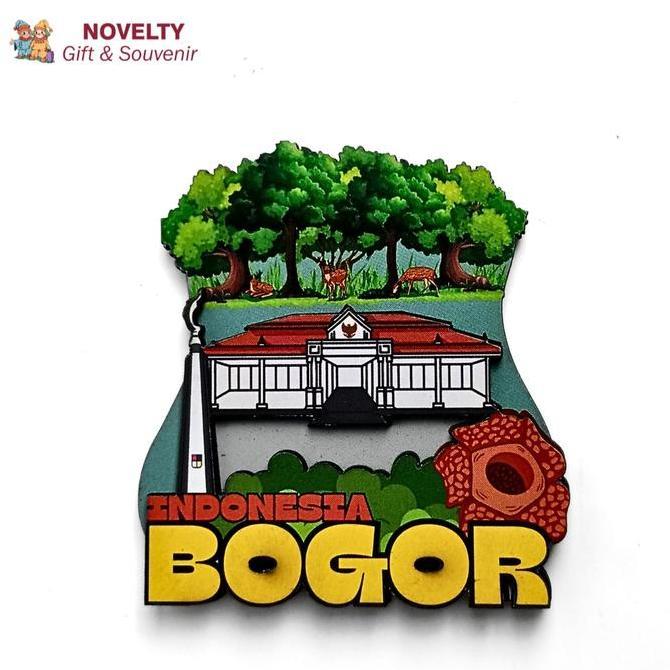 Lengkap- Souvenir Magnet Kulkas Bogor Oleh-Oleh Dari Negara Indonesia