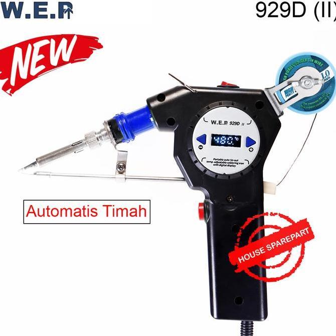 WEP 929D II Solder Gun Pengumpan Timah Automatic Welding Auto Feeding