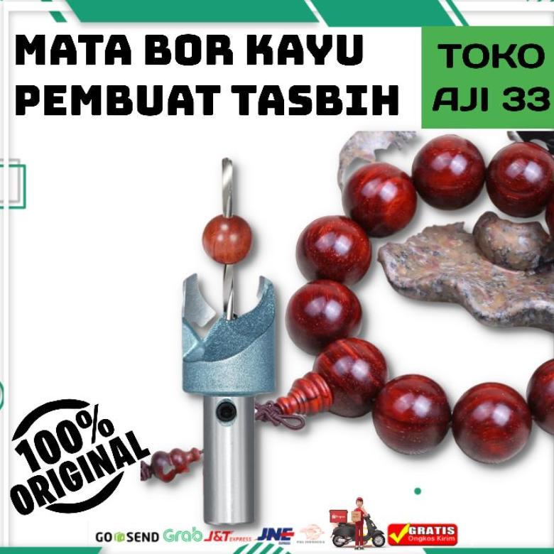 Mata Bor Kayu Tasbih Gelang
