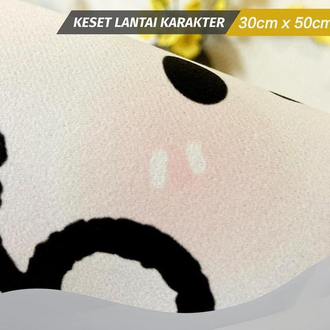 Keset Kamar Mandi Lucu Keset Lantai Motif Karakter Keset Rumah Multifingsi Keset Kamar Mandi HBC358