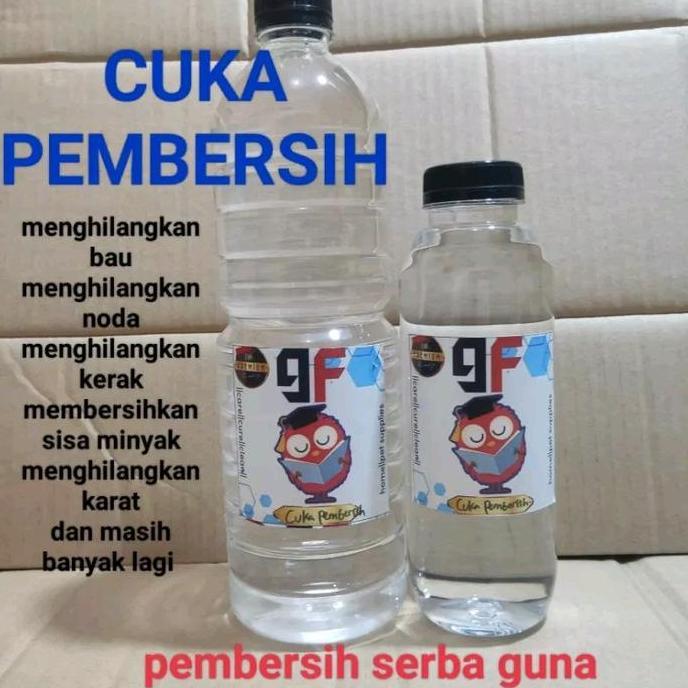 BERKUALITAS cuka pembersih cleaning vinegar 500ml