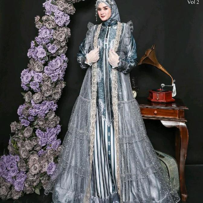 Sale Gamis Misfalah Vol 1 Dan 2 Soekha Silky Printing Set Outer Tille Muslim Mewah