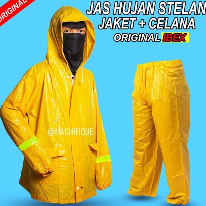 DR315 - Mantel Hujan Dewasa Jas Hujan Proyek Tebal Jas Hujan Pria Tebal bahan karet Jas Hujan Jaket 