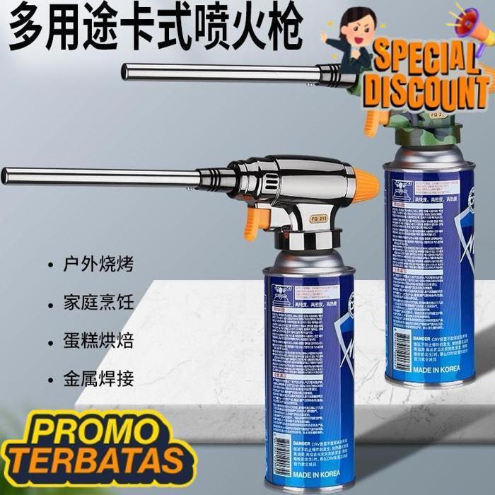 Terbaik Today Kepala Gas Bara Portable Cyclone Gas Torch Fq-211 Flame Gun Gas Torch Dr-02