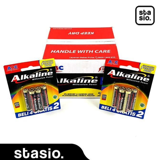 Baterai Alkaline AAA / A3 / Battery ABC Alkaline LR03/AAA