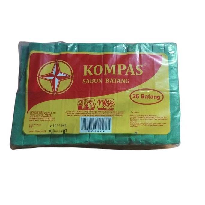 Bersih- Kompas Sabun Batang Kompas Isi 26 Batang Sabun Batang Kompas