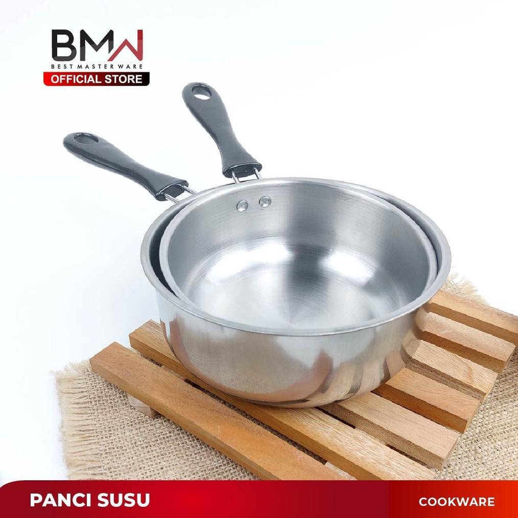 Bisa Cod Bmw Kitchen Ware - Panci Sop Stainless Steel Panci Masak Mie Rebus Panci Sup Panci Susu Teb