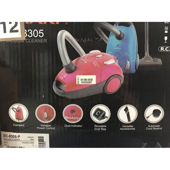 Instancodbisa- Sharp Vacuum Cleaner Ec-8305 / Ec8305 / Ec-8305-B/P