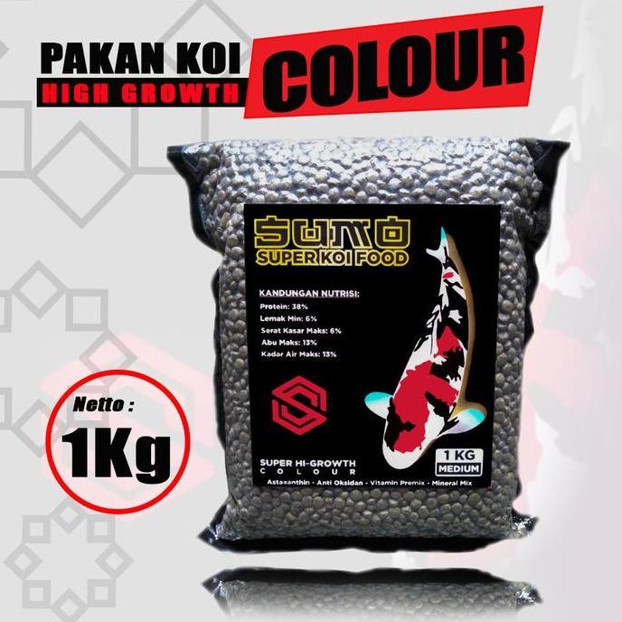 Fishtoday- Pelet Pakan Koi Colour Sumo