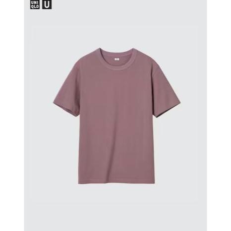 NEW Men Kaos Polos U Crew Neck Basic Warna Lengan Pendek T-Shirt Pria Wanita JASTIP U