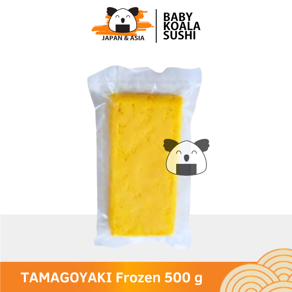 TAMAGOYAKI Frozen 500 g | Telur Gulung Jepang |  Isian Sushi Kimbab | Japanese Egg Roll
