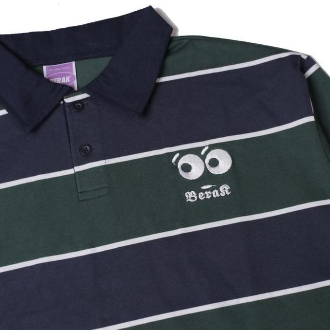 Berak 9420 Rugby Stripes Shirt FACE