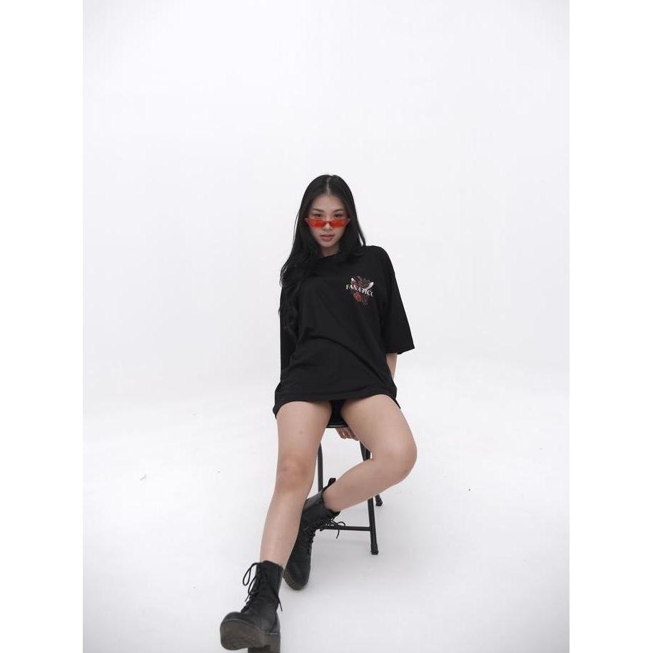 FANATICO - Humming Bird  Oversize Tee |  Black