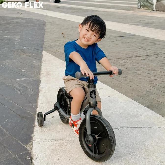 Geko Flex 6in1 Balance Bike - Sepeda Balance Bike Keseimbangan Anak Push Bike