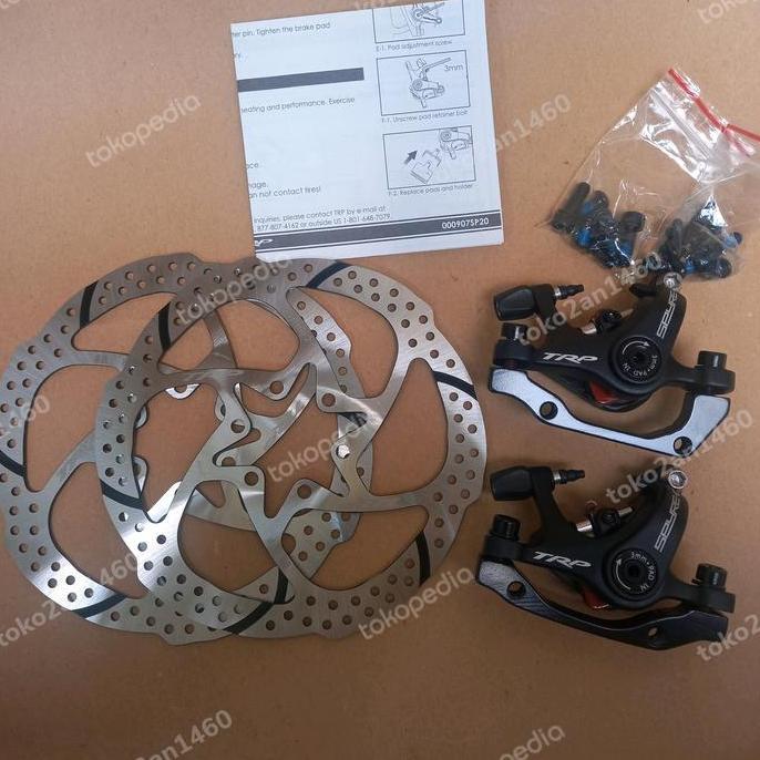 Trp Spyre C Rem Disc Brake Sepeda Cakram Caliper Post Mount