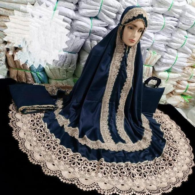 Mukena Dewasa Andin Ikatan Cinta Jumbo Kd Full Renda Seroja Terbaru Mukena Prada Princess Keong Sero