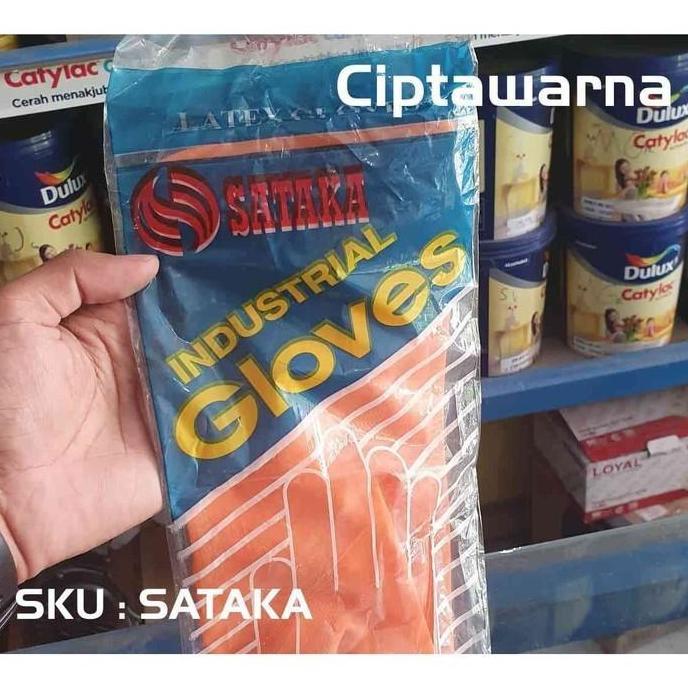 Open DS] Sarung Tangan Karet Industri Latex Gloves Industrial Gloves Palembang