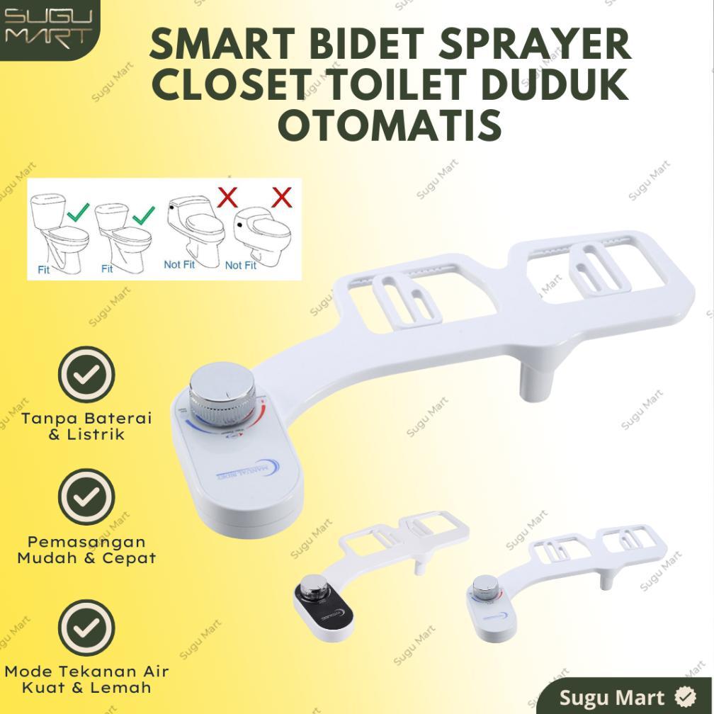 Bidet Sprayer Closet Toilet Duduk Otomatis | Shower Sprayer Semprotan Closet Duduk | Toilet Seat Dud