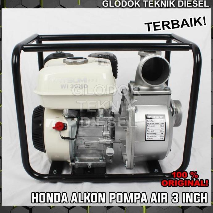 MESIN POMPA AIR SAWAH IRIGASI ALKON WATER PUMP HONDA GP 160 3 INCH 3"